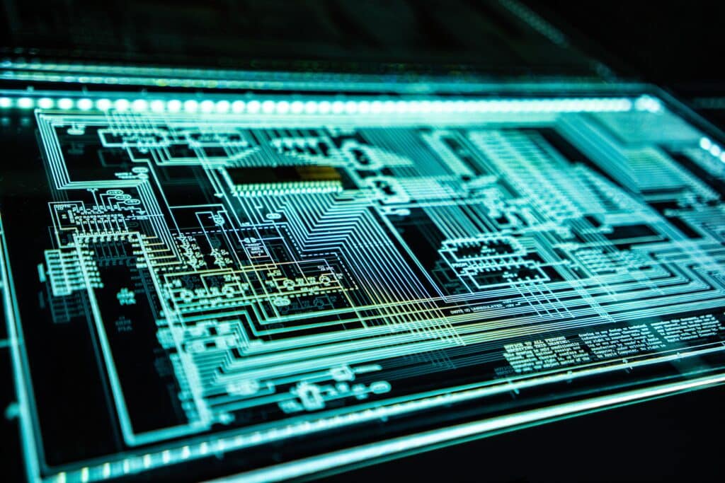 A circuit board as a metaphor for ai