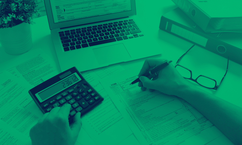 Image showing someone working on ADA tax incentives.