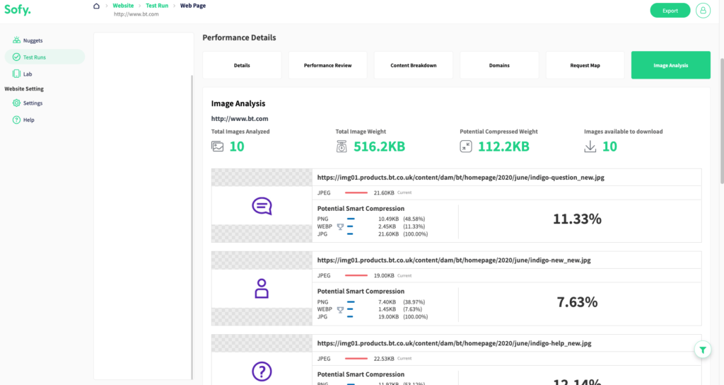 webpage optimization